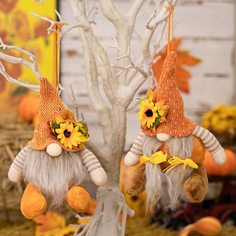 Thanksgiving Decoration Supplies Doll Pendant