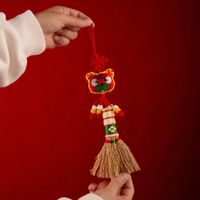 Wedding Housewarming Newborn New Year Spring Festival Broom Pendant