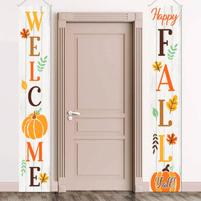 Thanksgiving Couplet Banner Creative Decoration Curtain Hanging Flag